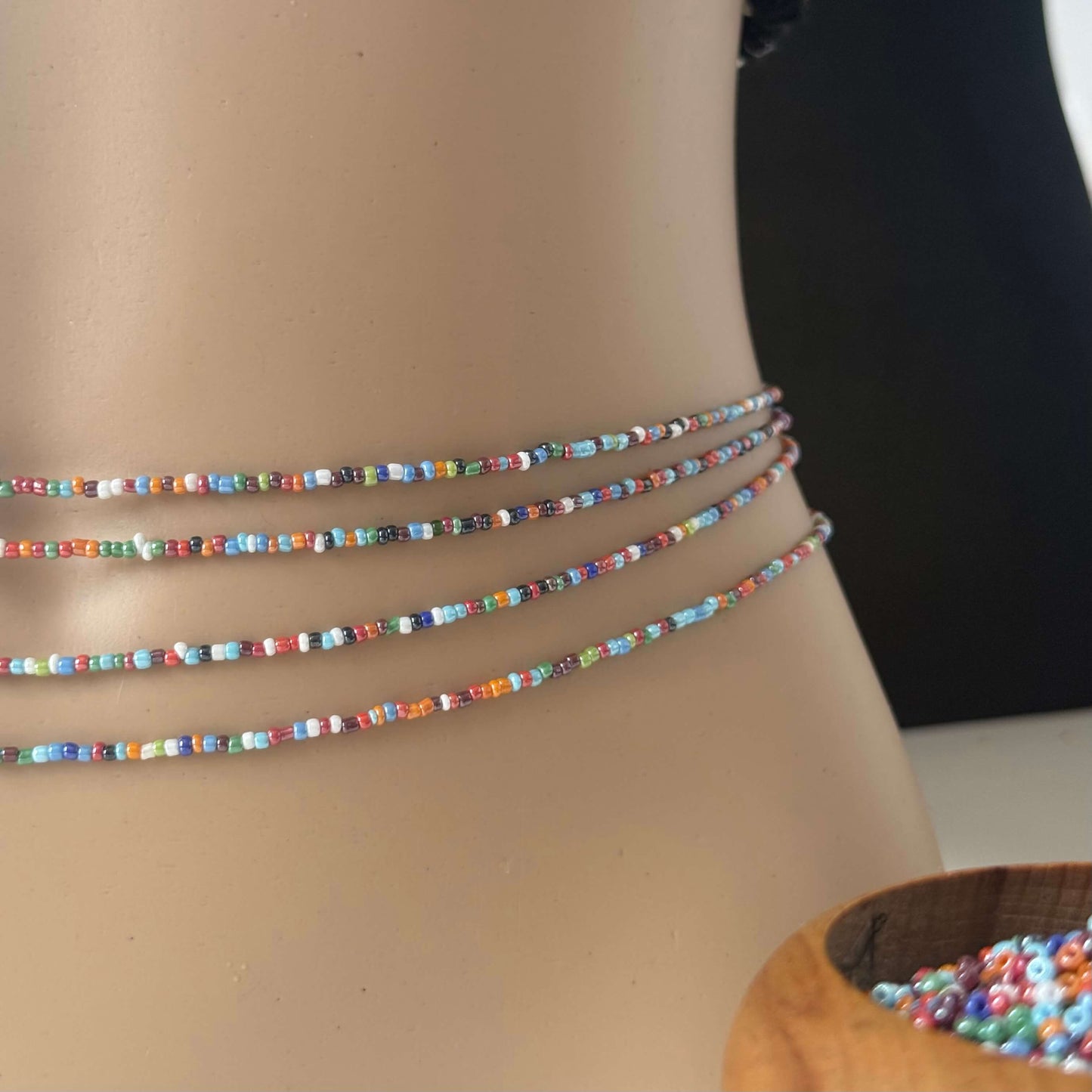 Multicoloured Waist Beads | Soul Mosaic