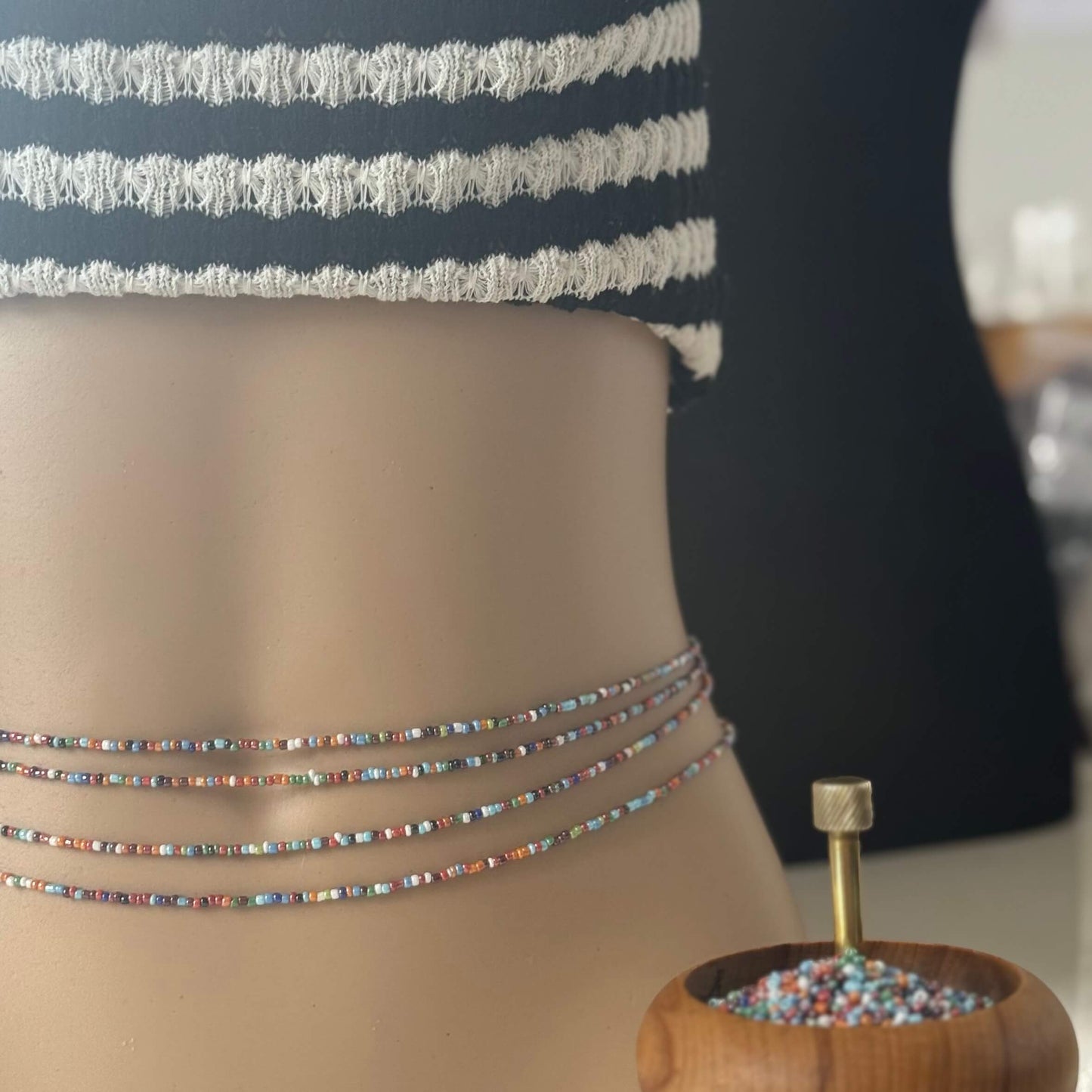 Multicoloured Waist Beads | Soul Mosaic